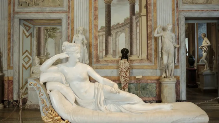 canova's paoline bonaparte in the guise of venus at the borghese gallery