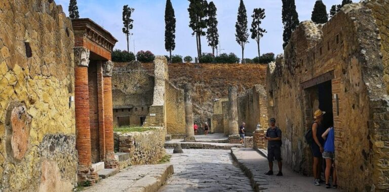 a street view of herculaneum