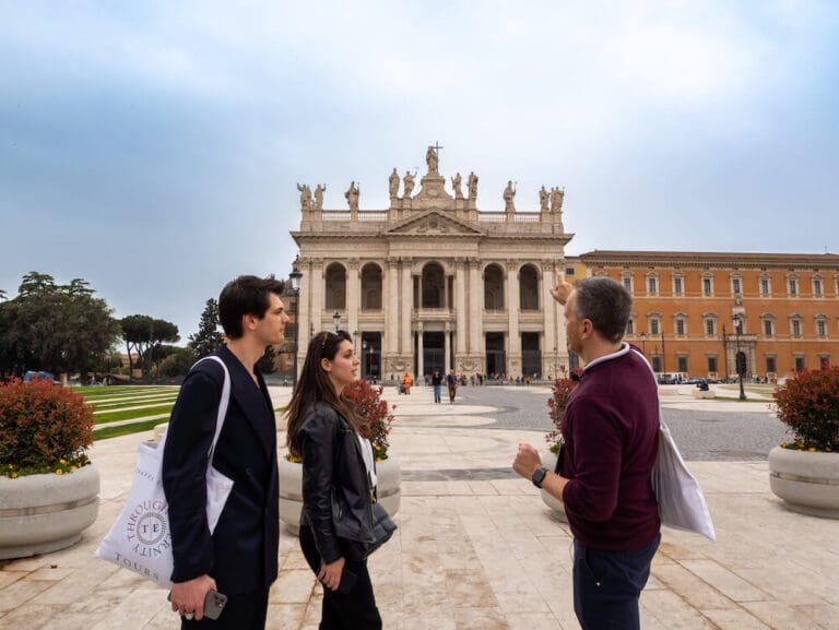 exterior of san giovanni in laterano in rome