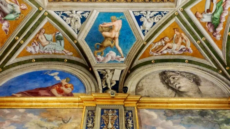 a black and white portrait head in the villa farnesina is rumoured to be by michelangelo