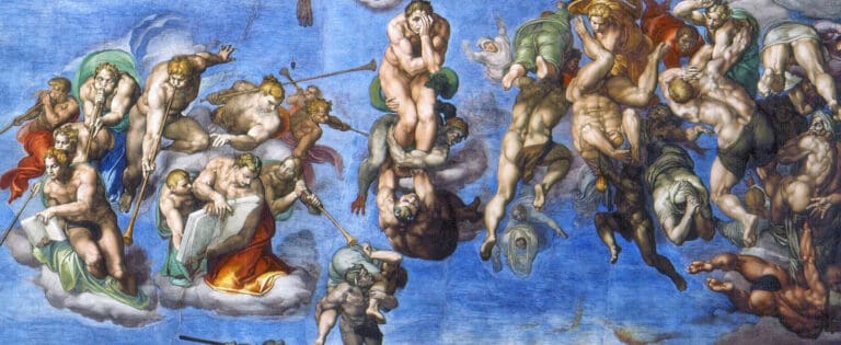 Michelangelo's terrifying vision of hell in the Last Judgement in St. Peter's