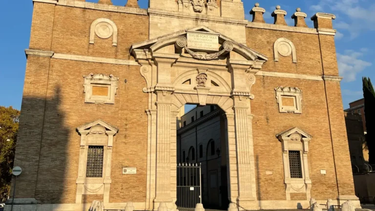 michelangelo's eccentric porta pia gate in rome