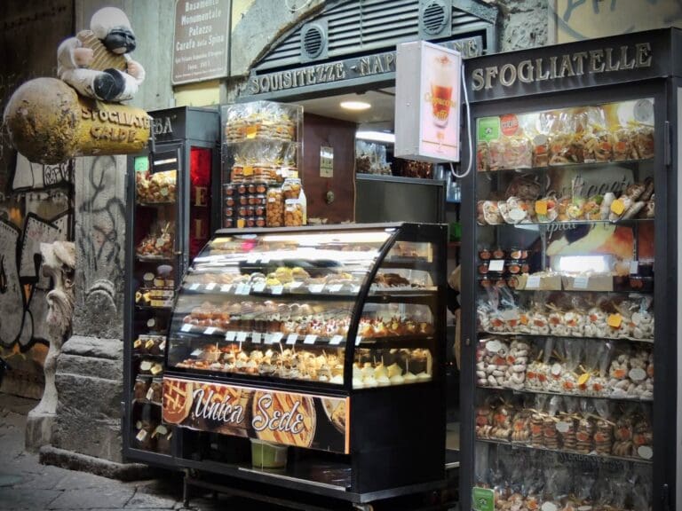 a sfogliatella stand in naples