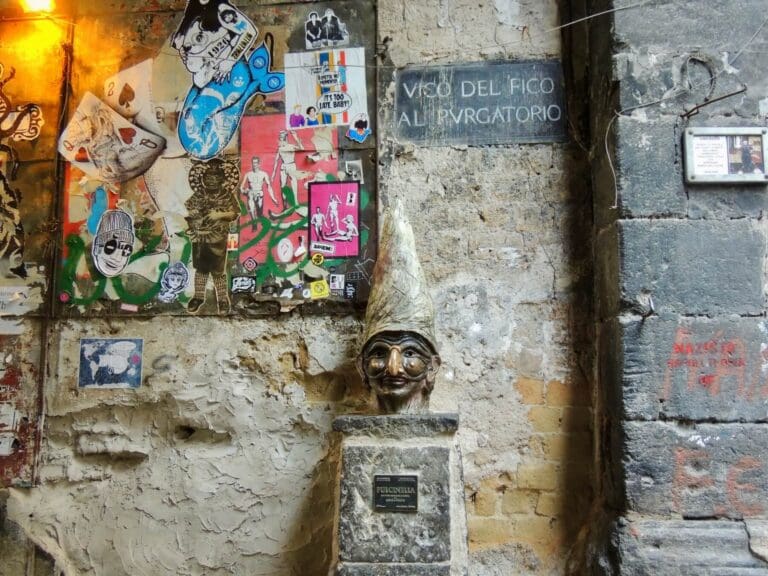 an atmospheric alleywy in naples