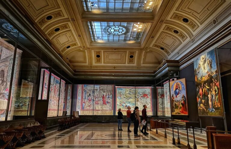 Pinacoteca raphael tapestries vatican tour