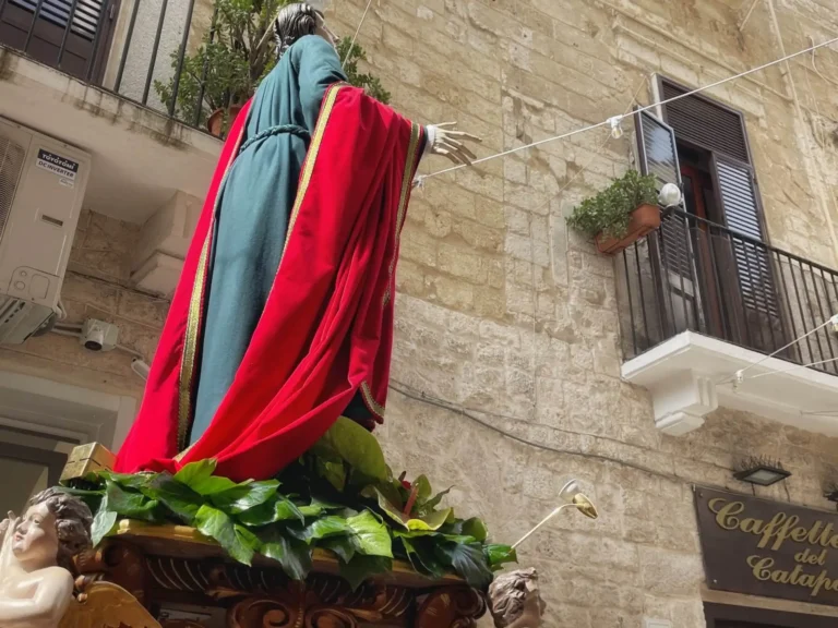 mary arrives to meet christ in the affrunta tradition