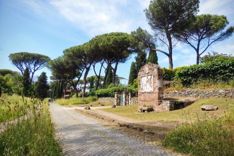a view onto the appian way