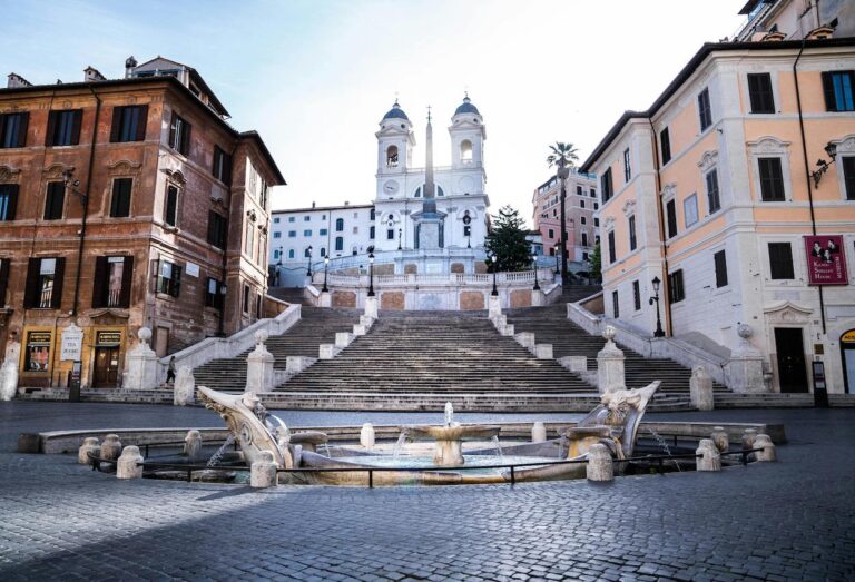 front view spanish steps