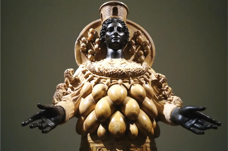 the farnese artemis shows the distinctive form of the god