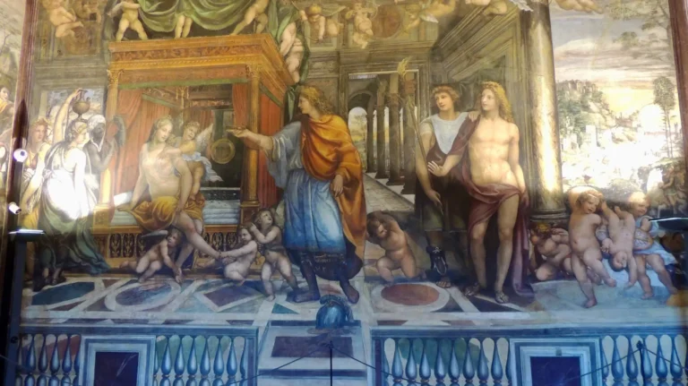 the wedding of alexander and roxanne by sodoma in the villa farnesina
