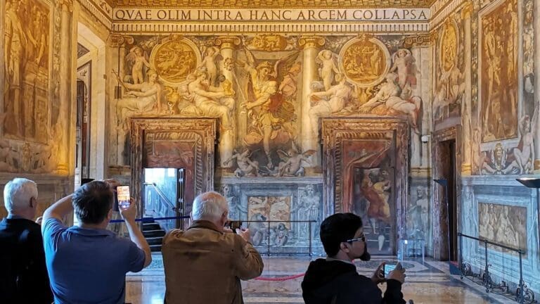 castel sant'angelo frescoes
