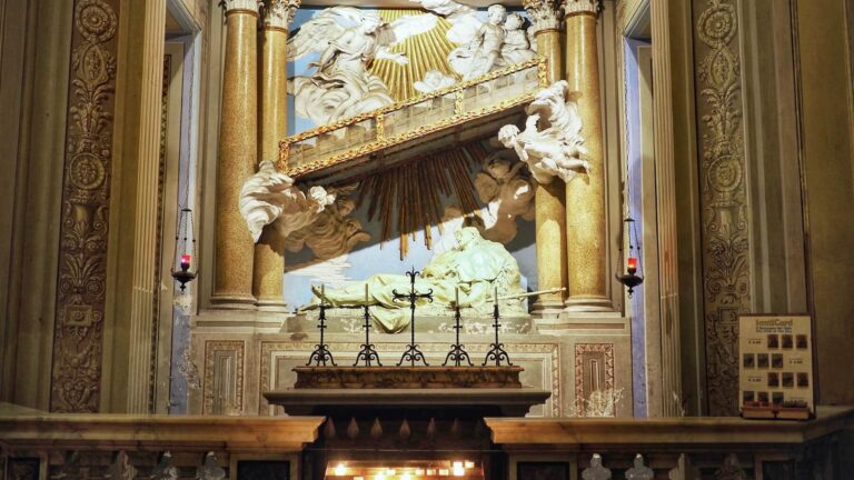 the staircase of alexius in sant'alessio, rome