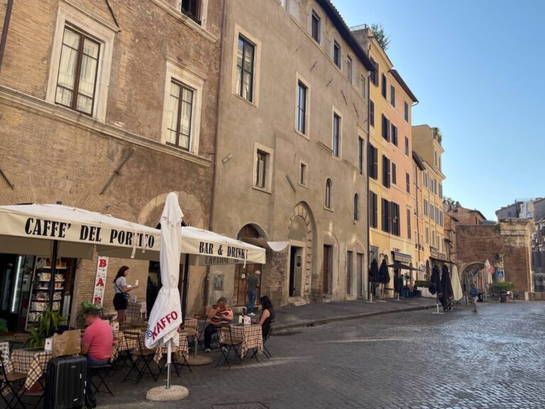a street in the jewish ghetto in rome
