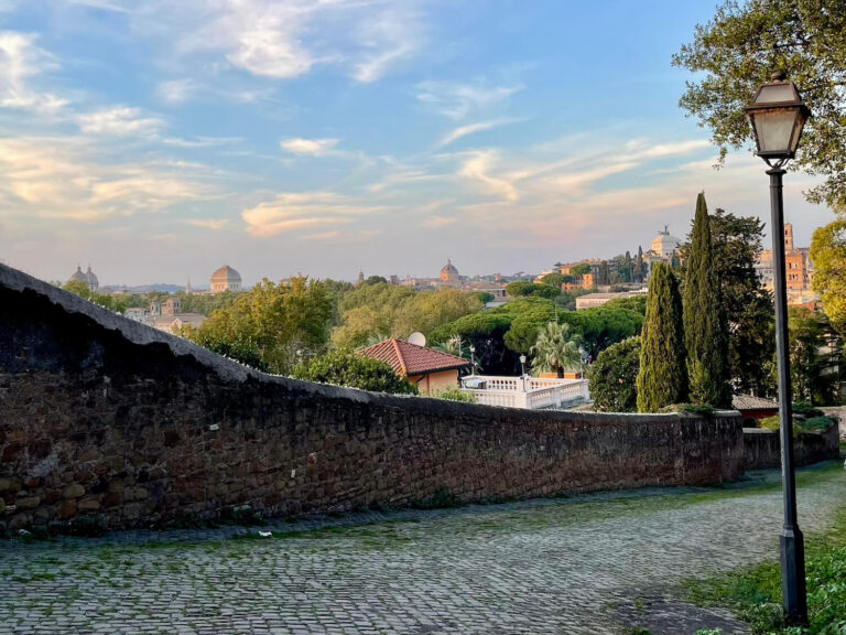 the ancient clivio di rocca savella in rome
