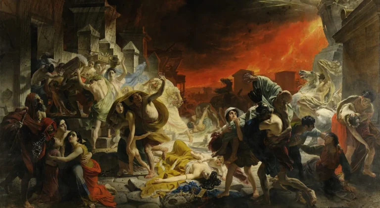 a painting of the last days of pompeii by karl brullov